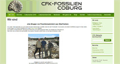 Desktop Screenshot of cfk-fossilien.de