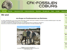 Tablet Screenshot of cfk-fossilien.de